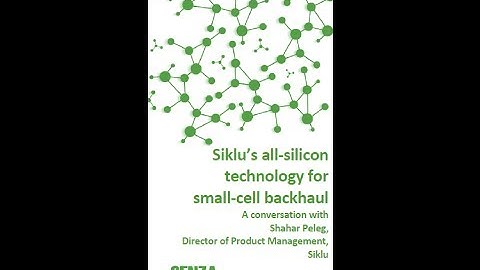 A conversation with Siklu: Siklu