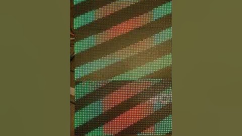 Testing SmartMatrix RGBPanel output on teensy 3.6 (top) and ESP32 and refresh as seen on video (bot)