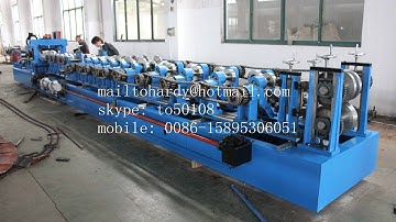 CZ purlin roll forming machine PERFILES U, C, Z quick change cz interchangeable
