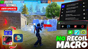 free fire android macro sensi tutorial | macro Droid settings tutorial | OB51 UPDATE