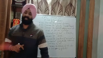 CPC ORDER 21 (RULE 30 TO 36) EXECUTION