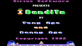Bandits longplay w/ cheats (Apple II - Sirius)