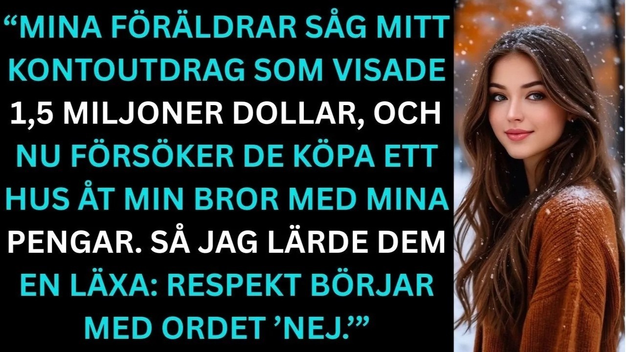 Jag stod i mitt eget kök när min pappa lyfte mina papper från skrivbordet och läste siffrorna högt. Det var en helt vanlig eftermiddag tills han sa att Blair äntligen kunde lösa sitt bolån nu. Han...