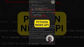 Details Python News Headlines Fetcher 📡🔥 | Python Mini Project Series - 38th Project Update