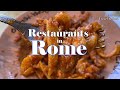 Rome restaurants WHAT TO EAT IN ROME (Taste the Best of Rome) | by  RGR Travel & food