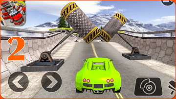 DEAD RACE #2| DRIVING  AND CRASH BUGATTI CAR| SPEED BUMP CRASH CHALLENGE 3D| GAMEPLAY PART 2