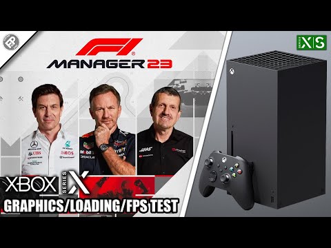 F1 Manager 23 - Xbox Series X Gameplay + FPS Test
