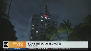 Bomb threat led to evacuation of SLS Hotel on Miami Beach