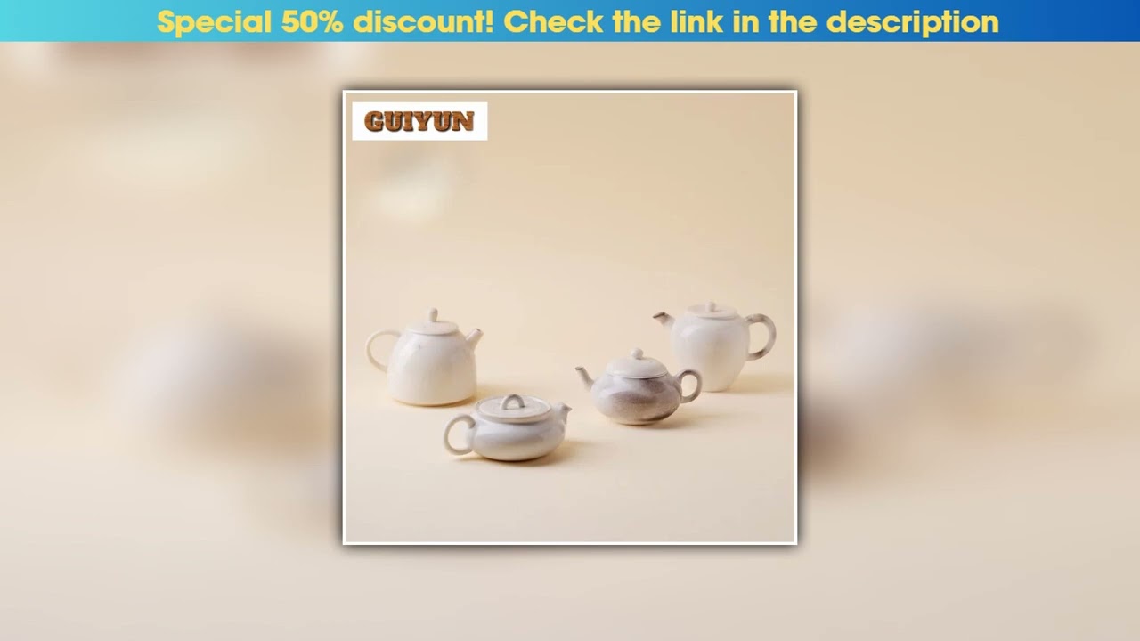 Limited Kiln Flambed Glazed Teapot Vintage Tea Infuser Pot Tea Making Kettle With Filter Tieguanyin