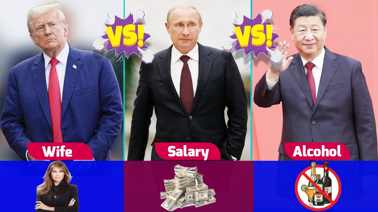 Donald Trump Vs Vladimir Putin Vs Xi Jinping__Comparison Of Most Credit Able President In World 2025