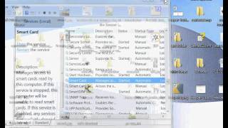 How to enable the smart card service on Windows 7 screenshot 5