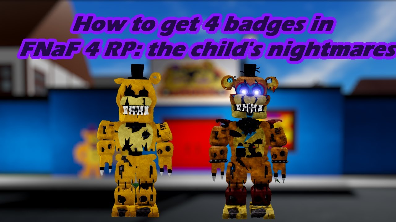 FNaF 4 RP: the child's nightmares - Roblox