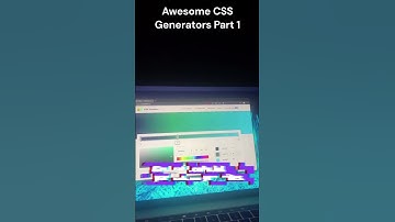 CSS Generators Part 1 #css #coding #shorts #trending #viral