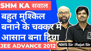 JEE Advanced Physics Question 2012 | Simple Harmonic Motion | SHM JEE Advanced | Physics Question