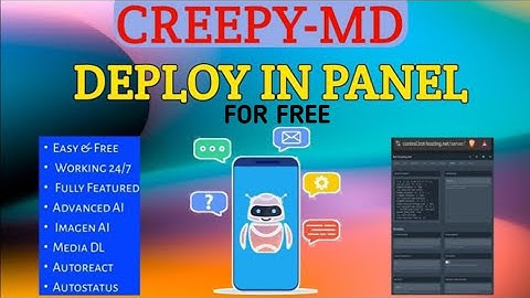 Deploy In Panel CREEPY-MD WhatsApp Bot For FREE
