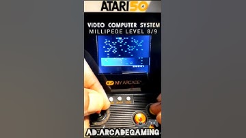 Atari Millipede [Levels 8-9] (Hard Mode) My Arcade Atari Micro Player Pro