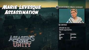 How to Stealth | Marie Levesque Assassination in Assassins Creed Unity [100% syncronization]