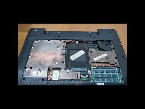 Lenovo Ideapad Z480 Bongkar Pasang (disassembly) Battery, RAM, HDD