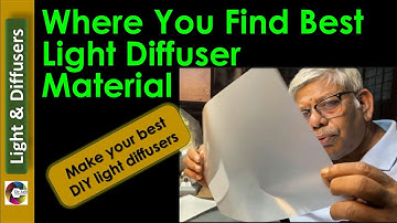 Where You Find Best Light Diffuser Materials