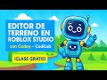 Roblox Studio: Editor de Terreno paso a paso 🌄 | Montañas, ríos y cuevas con Codey