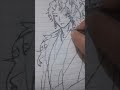 drawing of yoriichi #animelover #drawing #animedrawing #art #anime #demonslayer #sketch #yoriichi