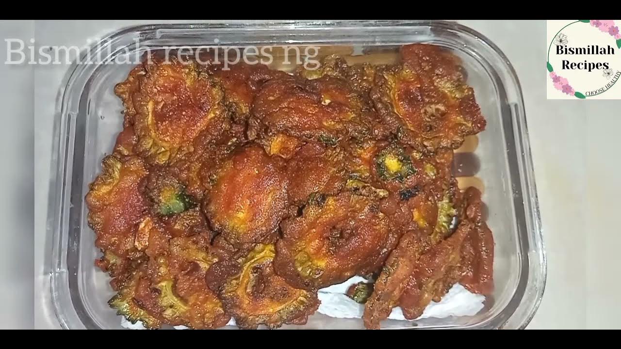 Bitter gourd fry & Banana blossom Healthy Recipe YouTube