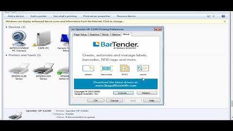 How to configure Gprinter GP-1324D thermal printer settings