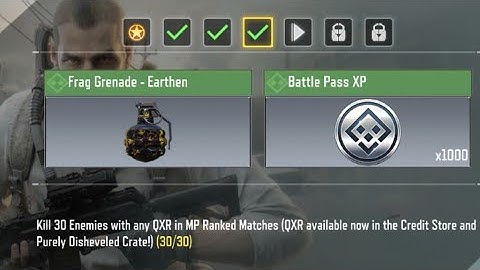 Kill 30 animies with any QXR in MP RANKED Matches