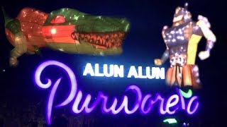 Indahnya Purworejo di Malam Hari | Alun Alun Purworejo Berirama