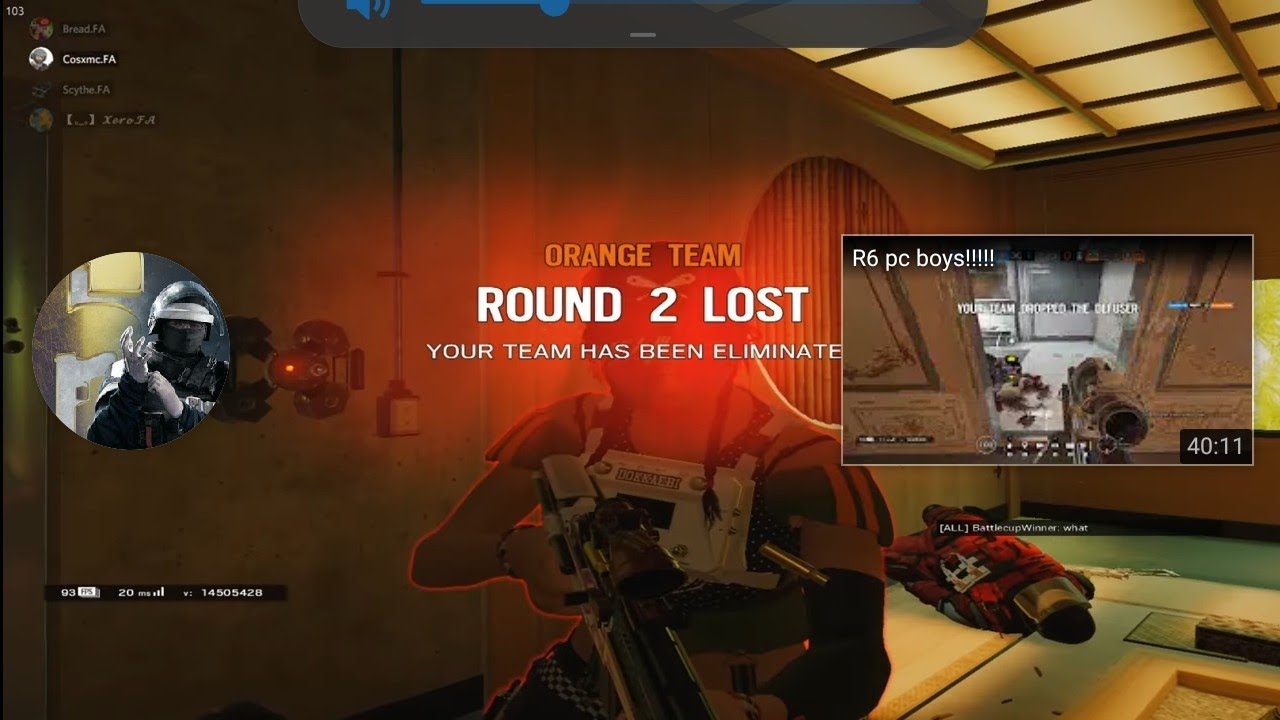 Experienced a hacker in r6 had Dokkabi elite, wallhacks, and speed ...
