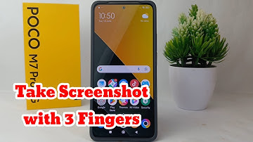 How To Take Screenshot with 3 Fingers on Poco M7 Pro
