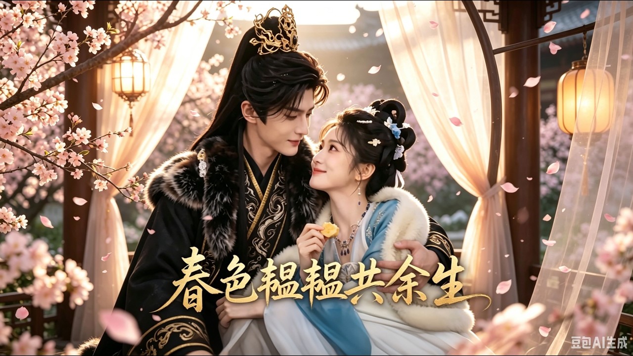 💓《春色韞韞共餘生》| 貪吃小傻子替嫁給殘疾王爺，新婚當夜他吻向我解開小衣時我竟吃多了噎住了？！#短劇 #短劇推薦 #ai短劇 #逆襲 #甜寵 #古代