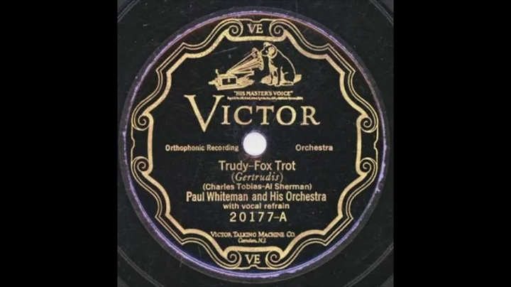 Trudy - Paul Whiteman and his Orchestra (1926)