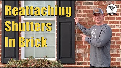 Attaching Shutters To Brick Homes