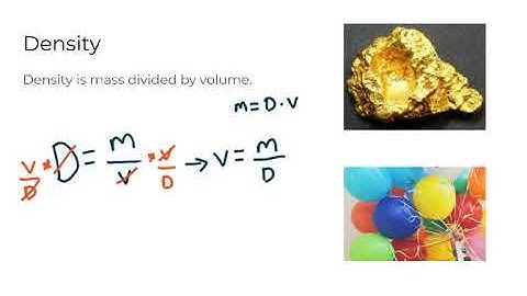How to Do Density Calculations