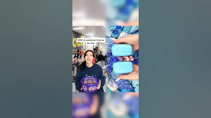 did you know workers can’t take gifts? #retail #customerservice #sketch #comedy #uk #fyp