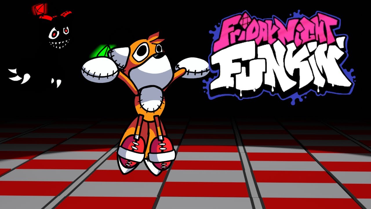 Friday Night Funkin' 2D tails doll mod 