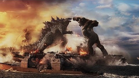 Godzilla vs Kong - Aircraft Carrier Battle - Stop Motion