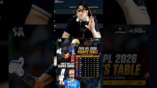 Points table Big change😱 aur rannitik😎 #pointstable #cricketlover #trendingshorts#ipl2026#sortfeed