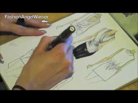 Thumbs up if you like this vid! comment and share please :) http://fashionangelwarrior.com/ what other sketching techniques would to know? want l...
