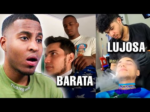 REACCIONANDO A BARBERIA BARATA VS BARBERIA LUJOSA!!
