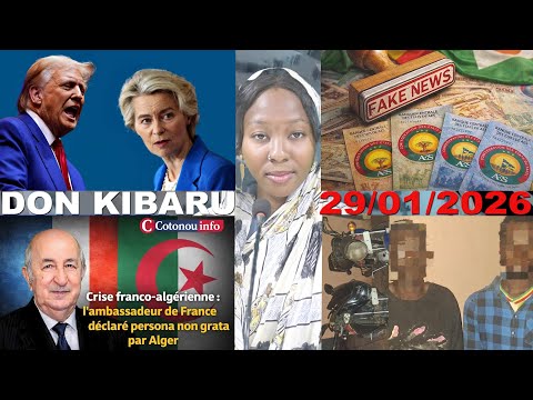 DON KIBARU DU 29 JANVIER 2026 