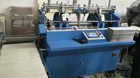 ZY440 40mm end paper sheet gluing machine - The upgraded version of Hunkeler 4