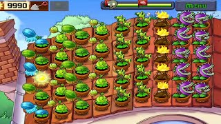 Plants vs Zombie : Adventure Roof - Level 1 Gameplay screenshot 1