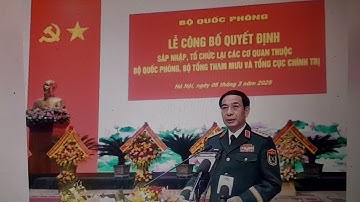 @tin ngắn. Bộ Quốc phòng công bố quyết định sáp nhập, tổ chức lại các cơ quan