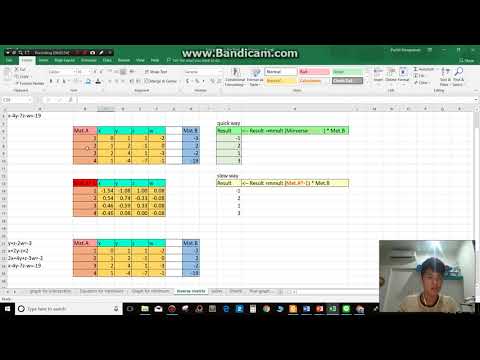 how to solve matrix in excel 2018 : both quick and normal ways