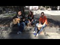 MOYA, YAN BARAY &amp; RENE (Mojca V., Jan B., Rene F.) - MAVRICA live acoustic on the street