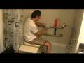 Paraplegic shower transfer