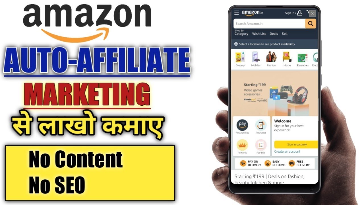 Create a Fully Automatic Amazon Affiliate Website (Earn Lifetime ...