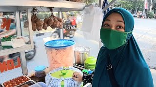 IKAN TONGKOL JERIT !!! NASI UDUK MPOK LEHA - INDONESIAN STREET FOOD